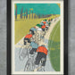 Retro style cycling print