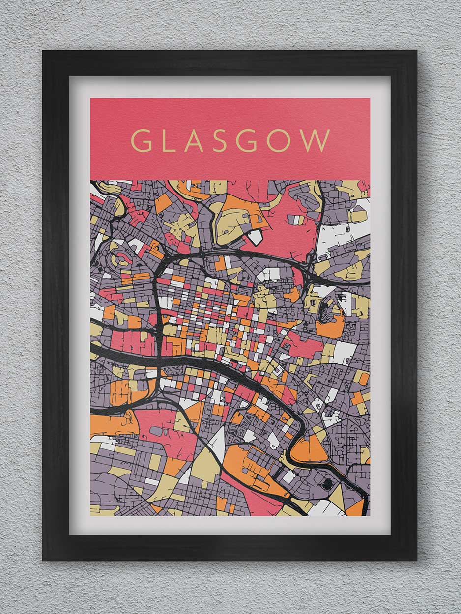 Glasgow Street Art - Poster print
