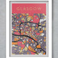Glasgow Street Art - Abstract Poster print
