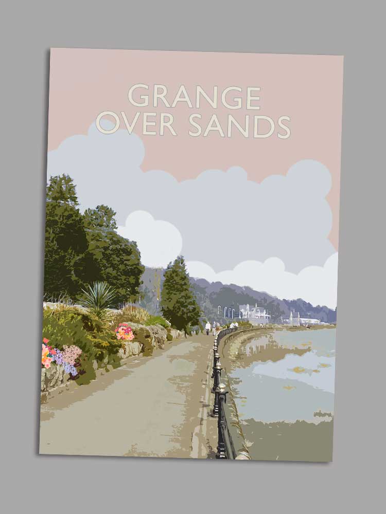 grange over sands greeting card