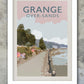 Grange-over-sands - Retro styled print