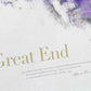 Great End fell Lake District poster print. Wainwright fells