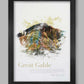 Great Gable lake District poster print