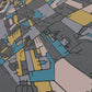 Harrogate yorkshire street map print