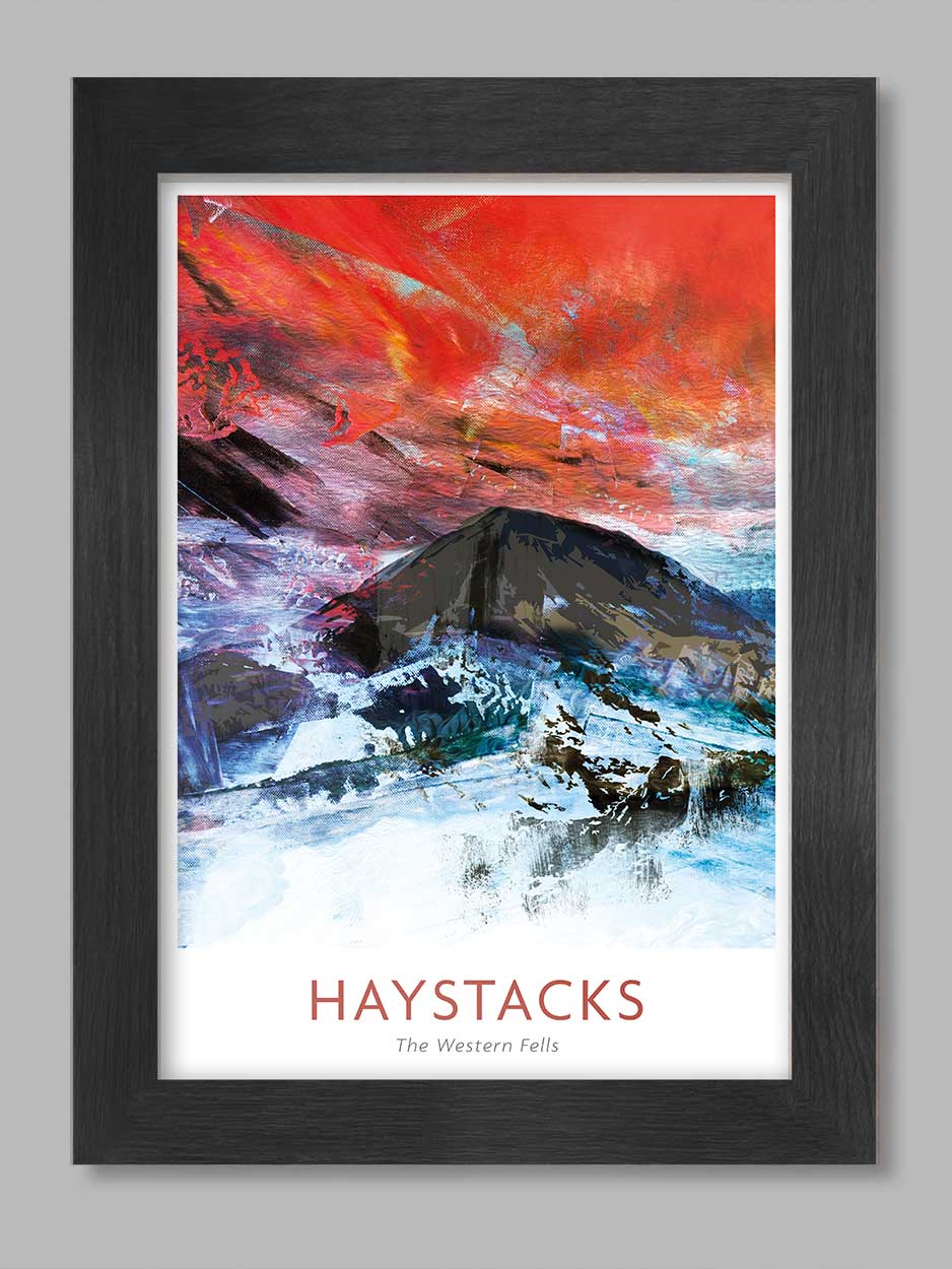 Haystacks A4 poster