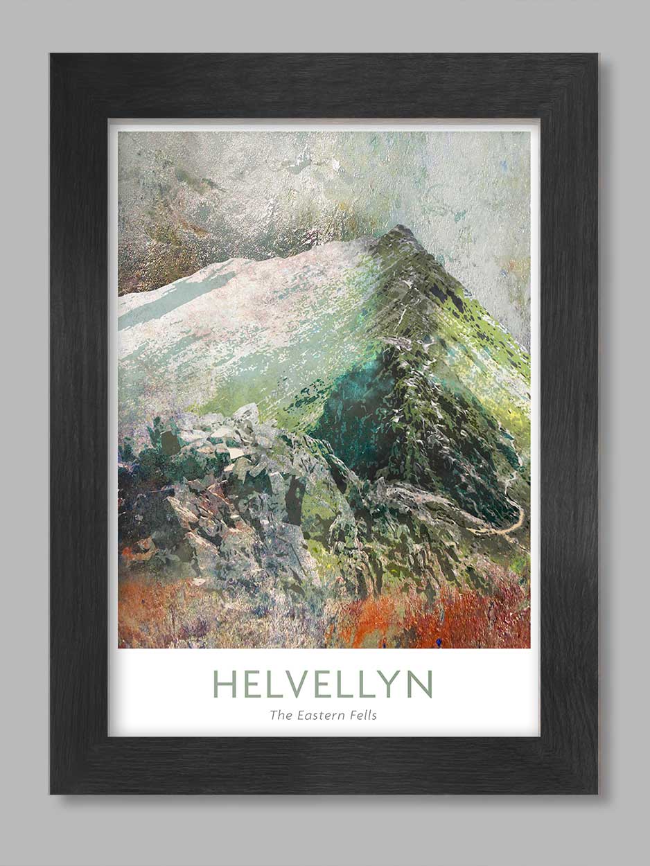 Helvellyn A4 poster