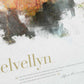 Helvellyn Lake District fell print