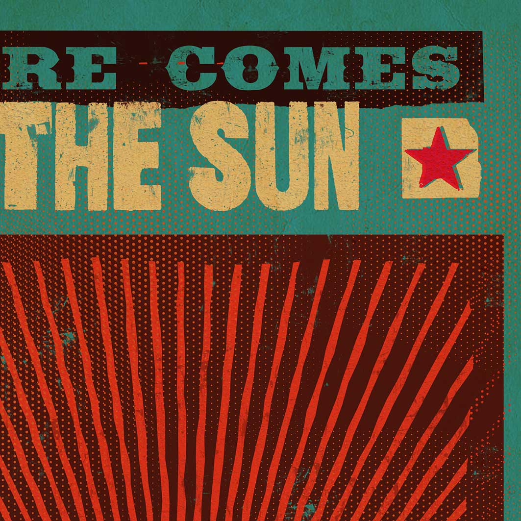 Beatles Here Comes The Sun quote poster detail image