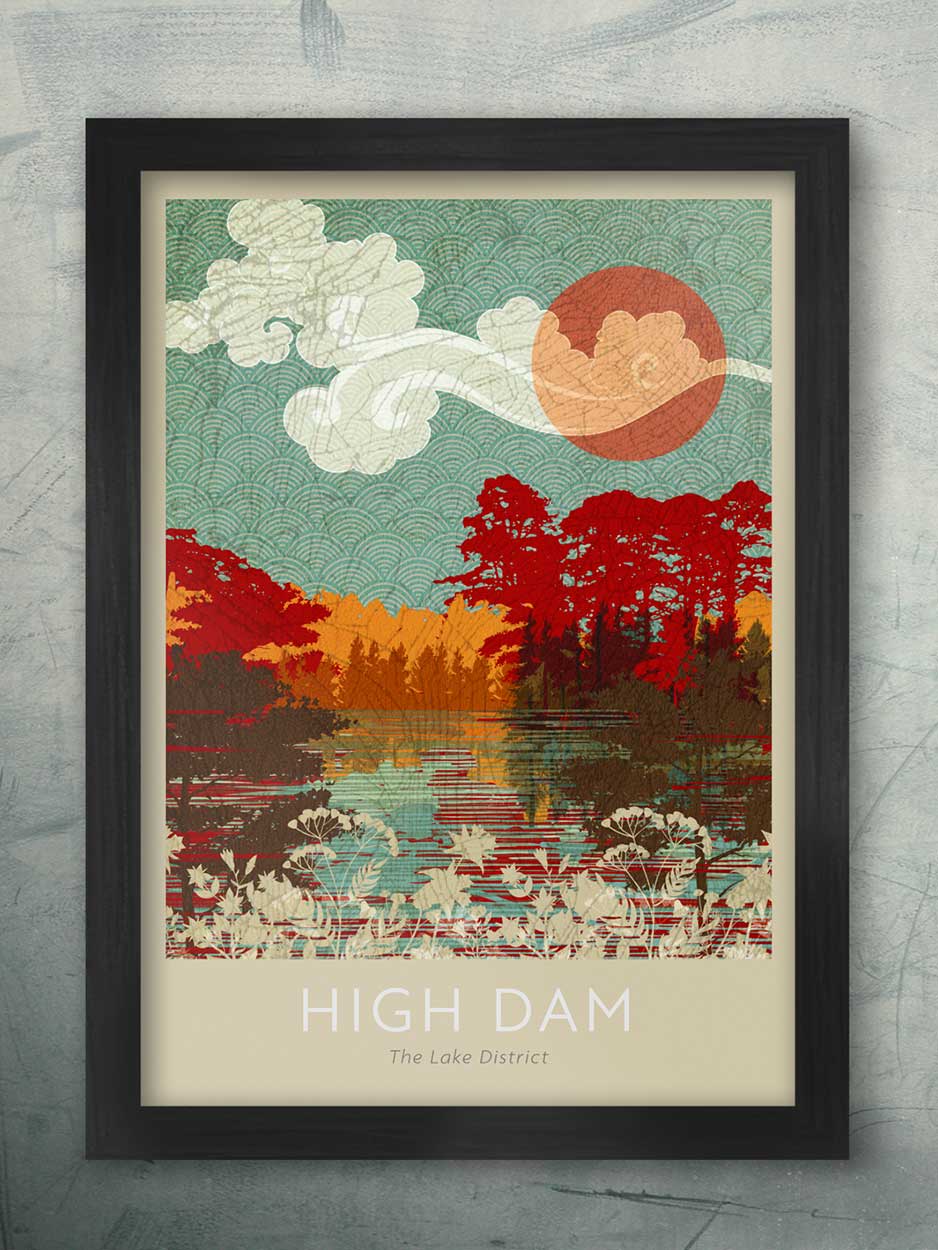 High Dam Lake District print