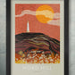Hoad Hill, John Barrow monument poster print Ulverston Cumbria