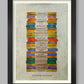 Kernow Klassics - Cornwall book stack poster based on penguin classic book designs
