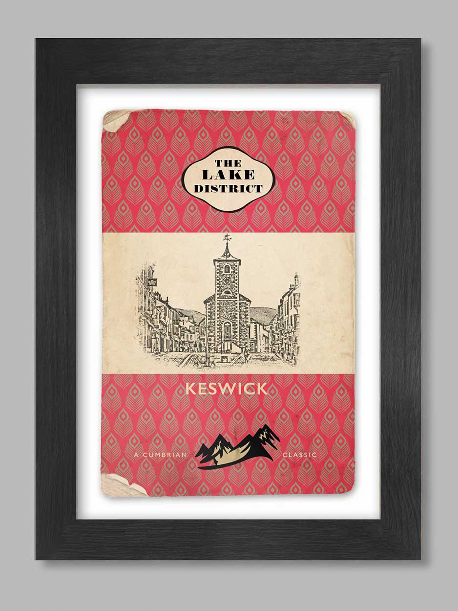 Keswick Vintage Style A4 Poster Print Posters The Northern Line 