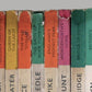 Lake District Classics is a design based on the old mid-century Penguin book spines. It features a number of well known Lake District attractions including Helvellyn, Coniston Water and Orrest Head 