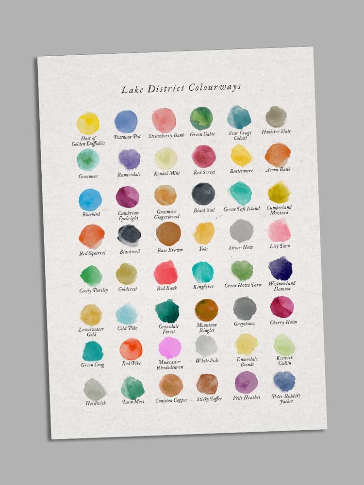 Lake District Colourways card