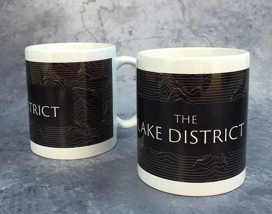 lake district contours mug 