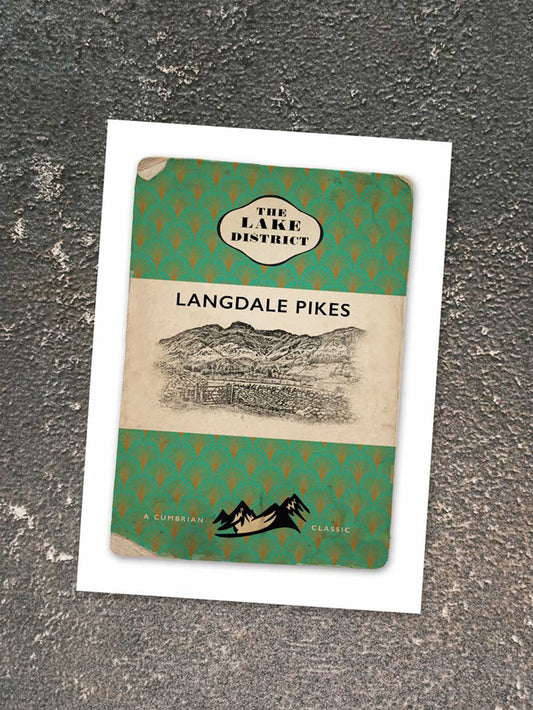 Langdale Pikes - Blank Greeting Card card The Northern Line 