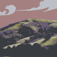 Latrigg retro Poster Print