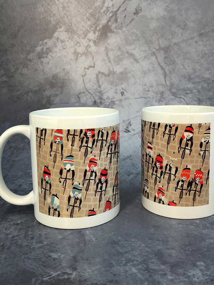 Le Grand Départ Cycling Mug - Designed by The Northern Line Kitchen and Dining TNL 