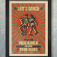 Let's Dance David Bowie quote poster