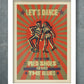 Bowie Let's Dance music poster