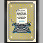 Lewis carroll quote poster print