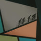 Liège–Bastogne–Liège Cycling Poster Print - The Monuments. Fields, Forest and sharp inclines mark out the oldest one-day race in the world. One of a series of 5 posters which includes paris-Roubaix, Milano-Sanremo, Tour of Flanders and Lombardia. 
