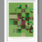 Liège–Bastogne–Liège Modernist Cycling Poster Print Posters TNL 