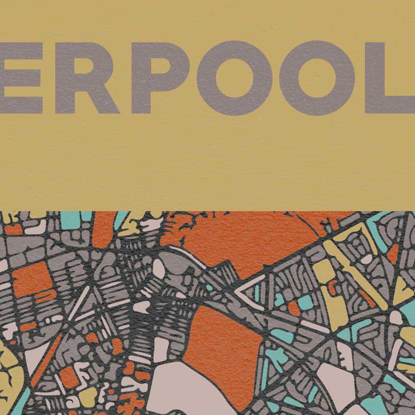 Liverpool Street Art - Abstract Poster print