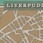 Liverpudlia - Famous Names Street Map Print