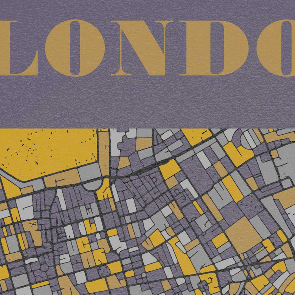 London street map print