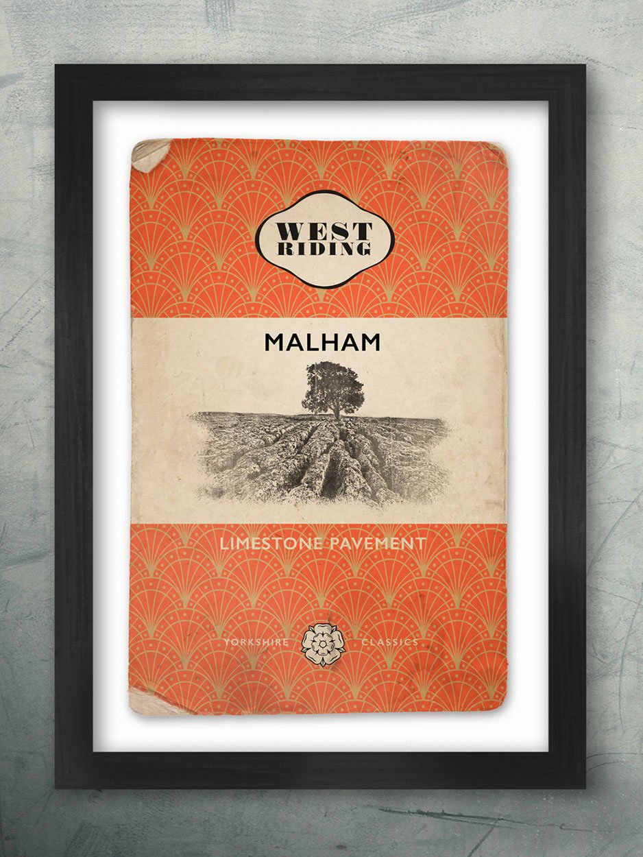 Malham Limestone Pavement poster