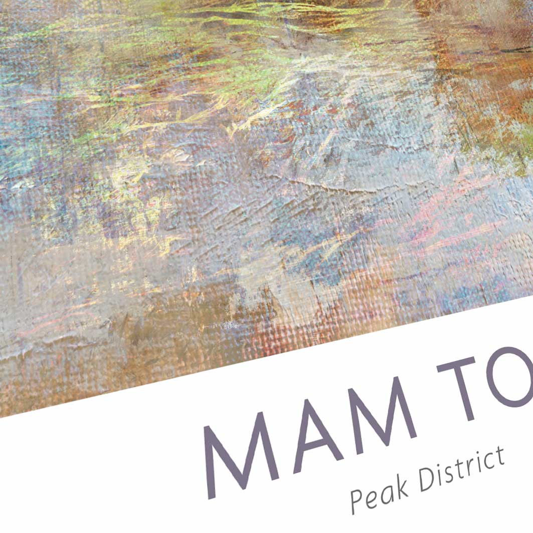 Mam Tor Peak District poster 