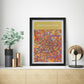 Manchester Street Map - Poster print