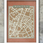 Mancunia - Famous Names Street Map Print