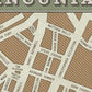 Mancunia - Famous Names Street Map Print