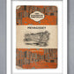 Mevagissey Cornish poster print in book cover style. Kernow Classic penguin book style art