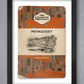 Mevagissey Cornish poster print in book cover style. Kernow Classic