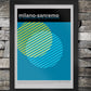 Milano-Sanremo Cycling Poster Print - Geometric.