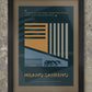 Milano-Sanremo Cycling Poster Print - The Monuments. Milano-Sanremo is the 'Spring Classic' and the longest of the five Monuments with a current distance of 298km. The design reflects the fact that its known as a sprinters classic. Mainly flat and was conceived as a straightforward line from Milan to Sanremo on the Italian Riviera. The poster includes a quote from 2009 winner - Mark Cavendish. One of a series of five which also includes Paris-Roubaix, Tour of Flanders, Liege-Bastogne-Liege and Lombardia.