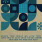 New Order modernist poster Blue Monday