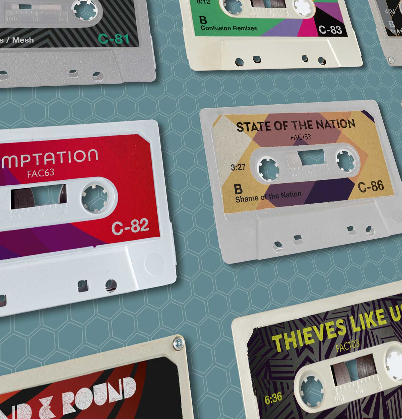 New Order Music cassette style poster