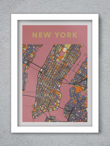 New York map