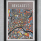 Newcastle Street Art - Poster print