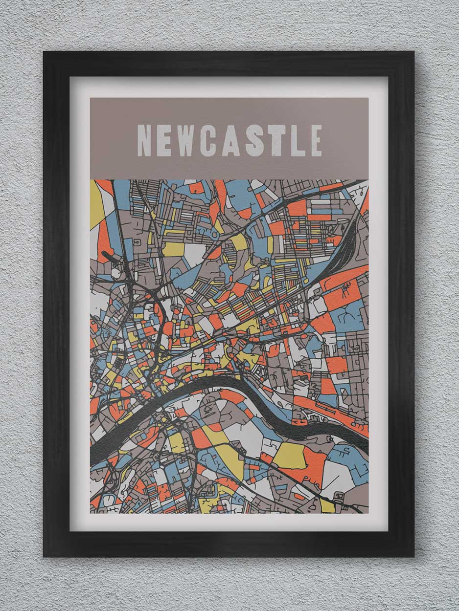 Newcastle Street Art - Poster print