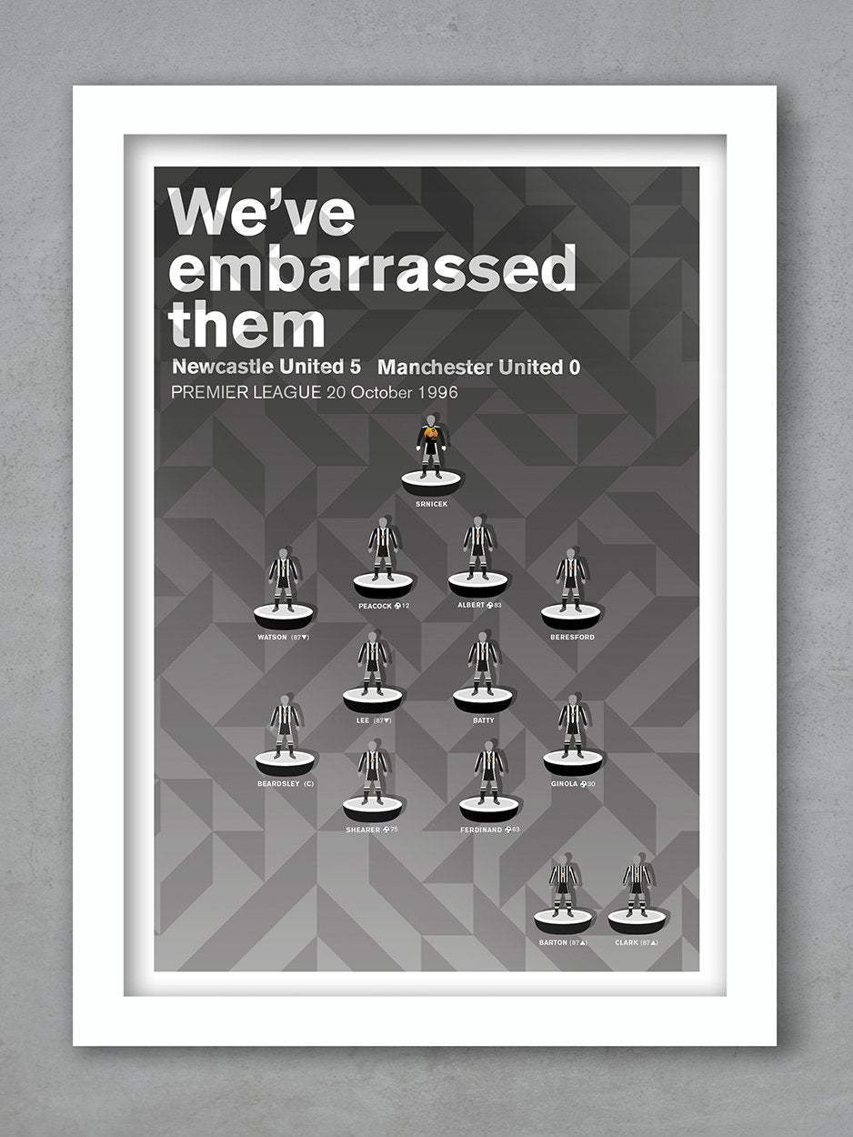 Newcastle United Football Poster Print