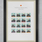 Northumberland Castles Poster Print