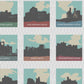 Northumberland retro poster