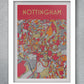 Nottingham map poster