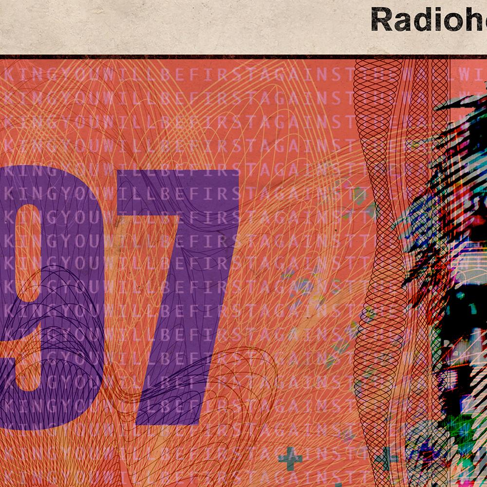 Paranoid Android Radiohead Book Jacket style Print