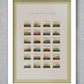 Peak District peaks poster